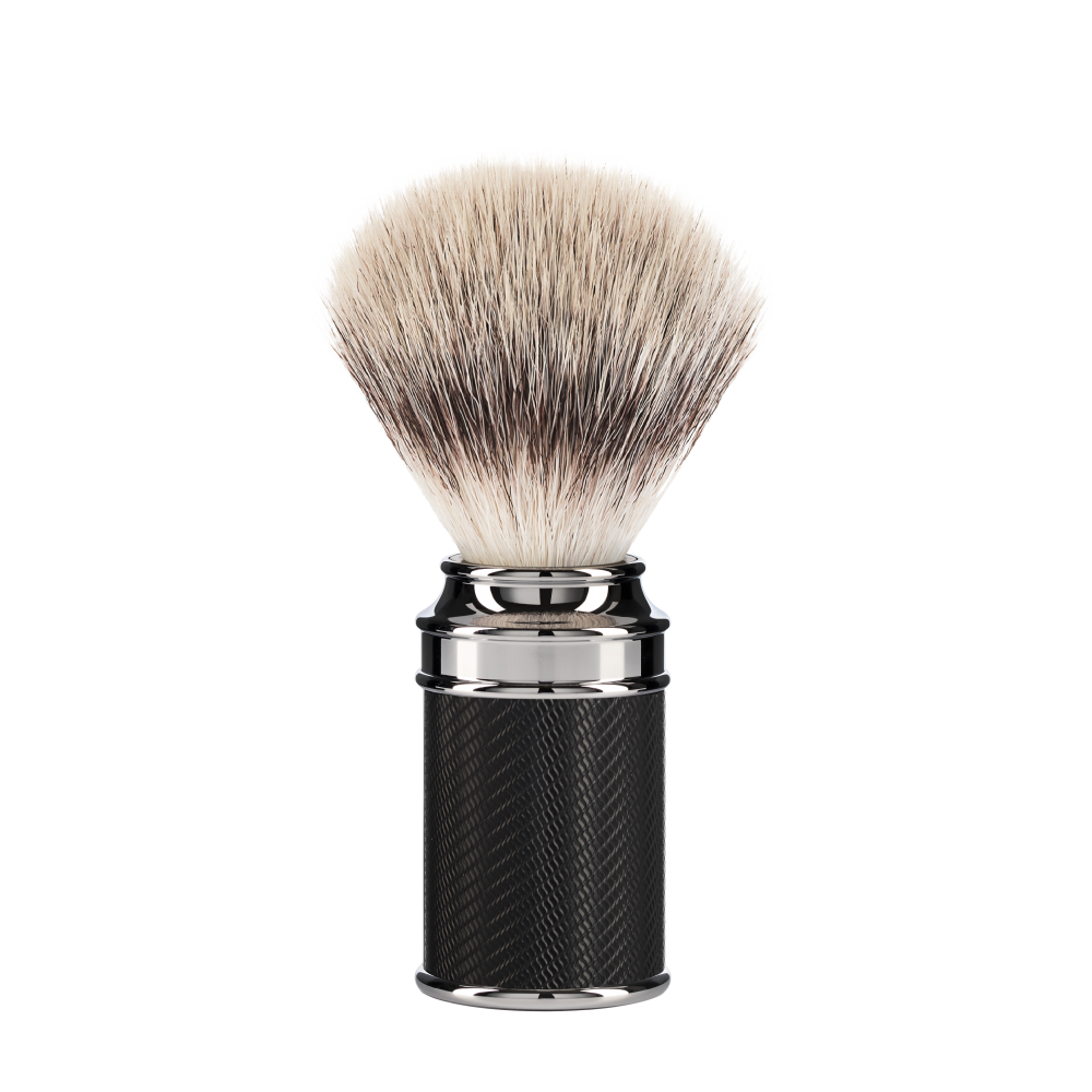 Raksett - Traditional - Black Chrome - Silvertip Fiber hár