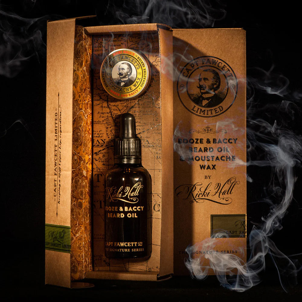 Booze & Baccy Beard Oil & Wax - Skeggsett