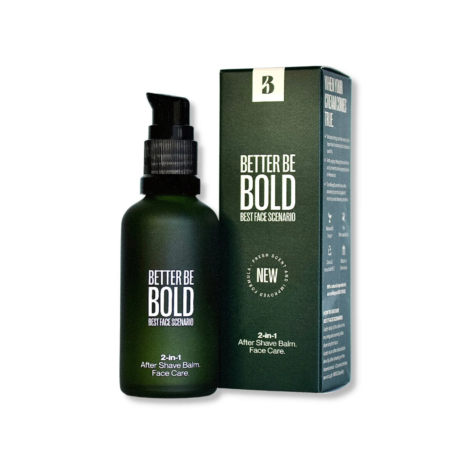 2-in-1 After Shave Balm & Face Care - Krem eftir rakstur og andlitskrem