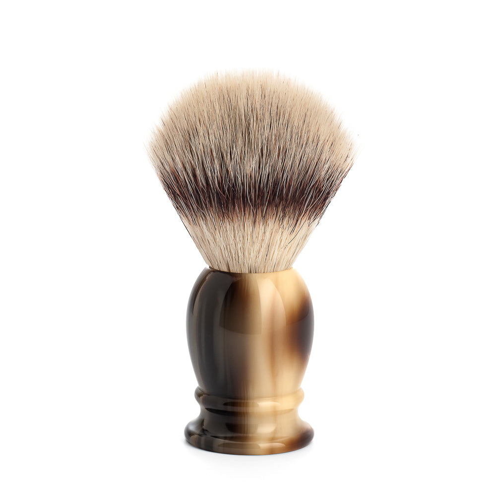 Rakbursti - Classic - Hornlitaður - Silvertip fiber hár
