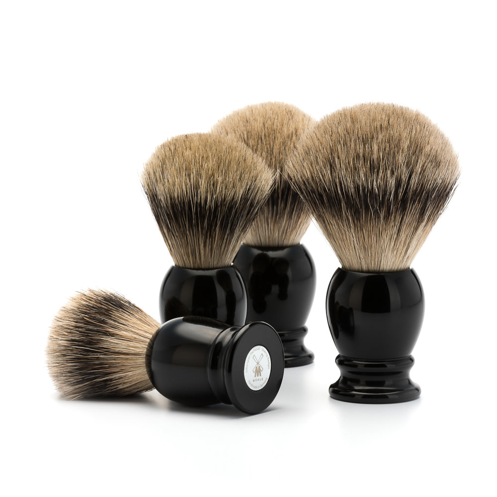 Rakbursti - Classic - Svartur - Silvertip greifingjahár