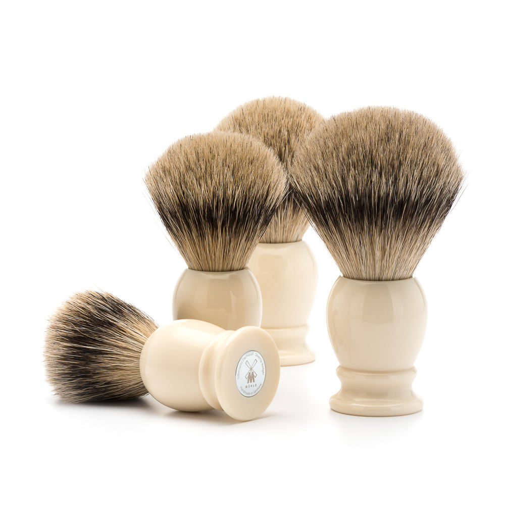 Rakbursti - Classic - Beinhvítur - Silvertip greifingjahár