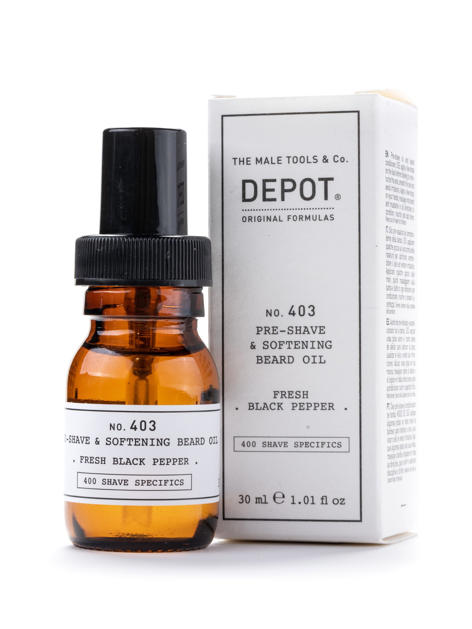 Pre-shave Oil - Black pepper