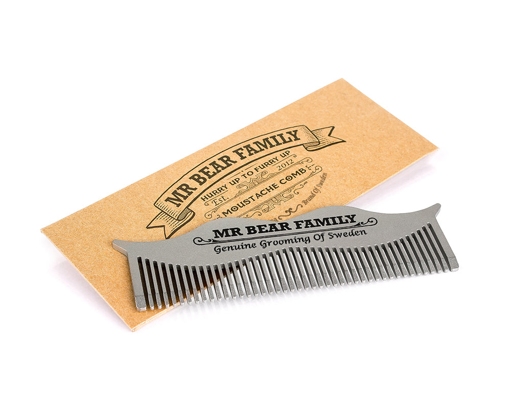 Moustache Steel Comb - Stálgreiða