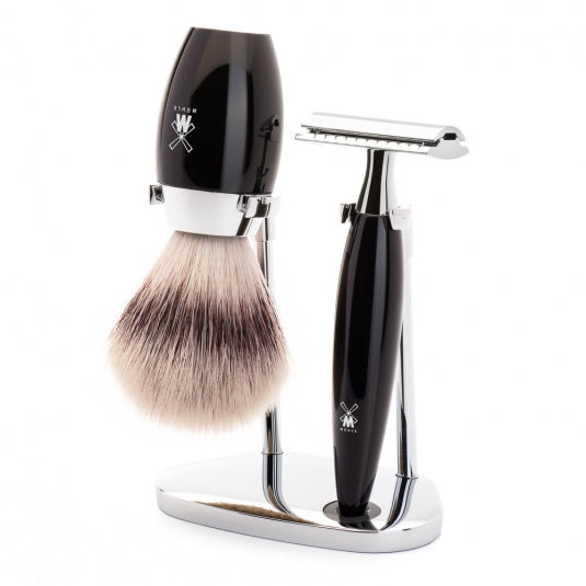 Raksett - KOSMO - Svart - Silvertip fiber hár