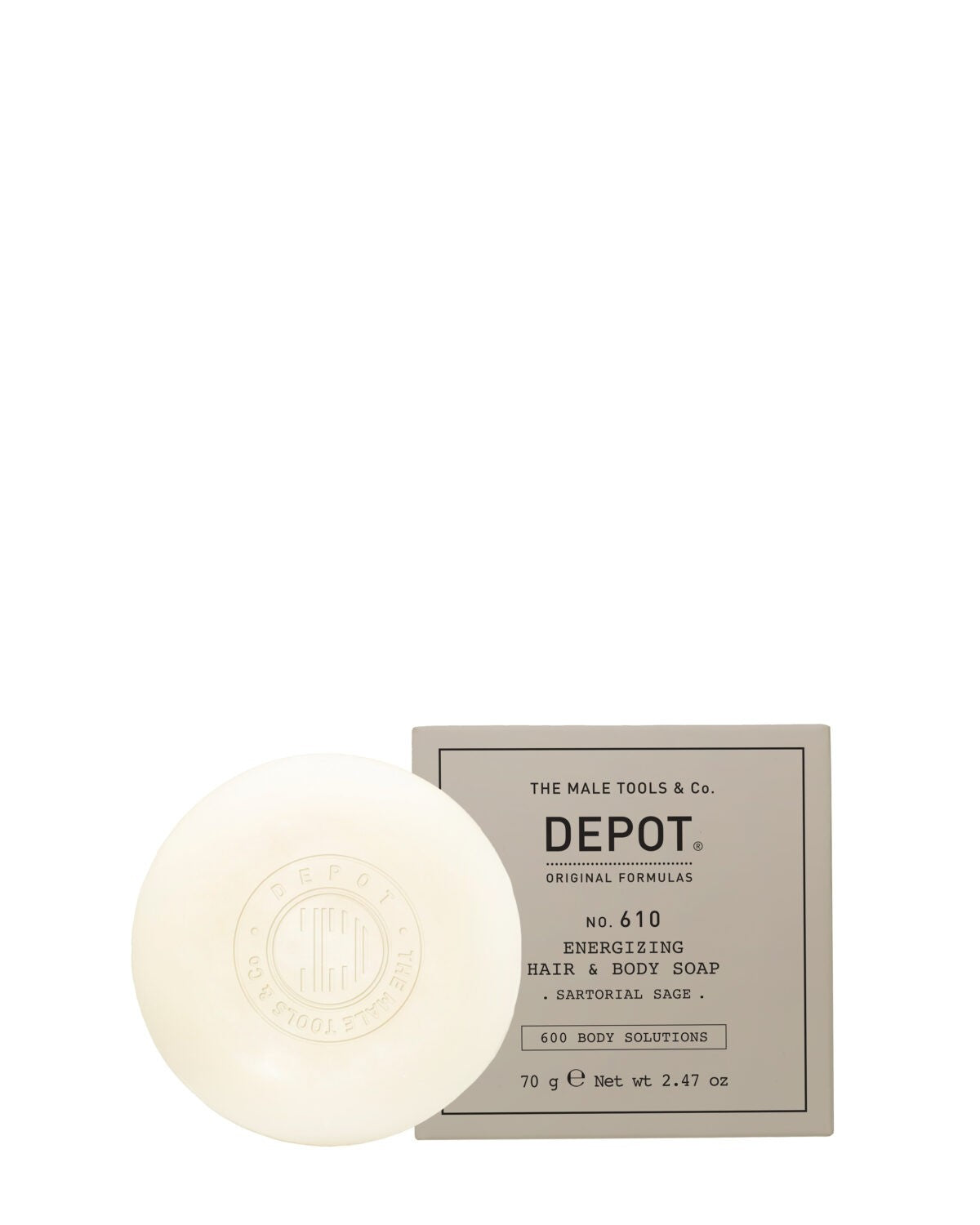 Energizing Hair & Body Soap  - Sápustykki fyrir húð og hár