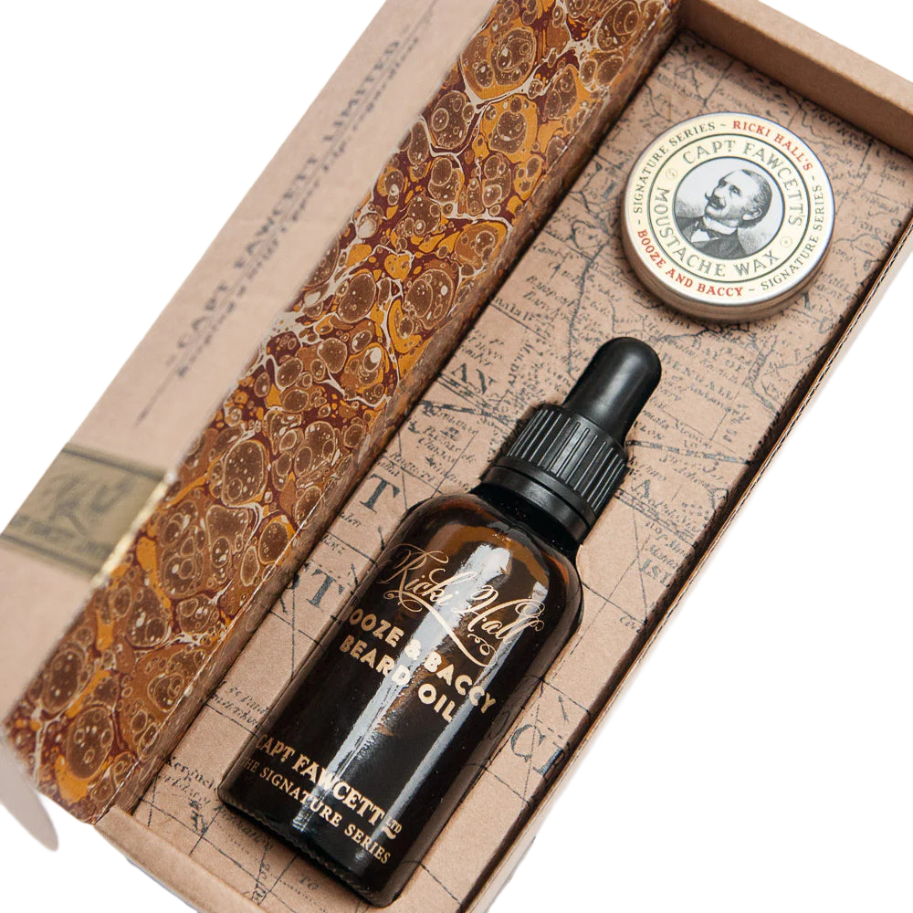 Booze & Baccy Beard Oil & Wax - Skeggsett