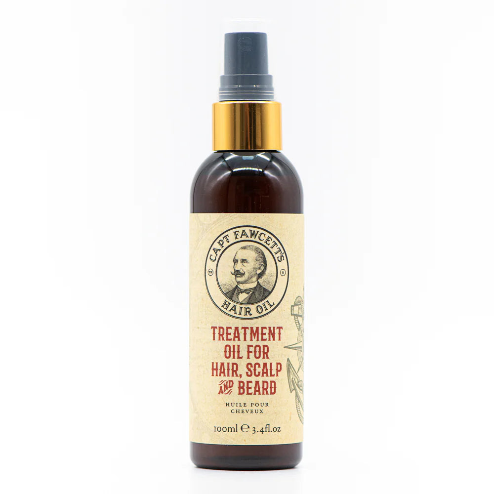 Treatment Oil for Hair, Scalp &amp; Beard - Olía fyrir hár og skegg