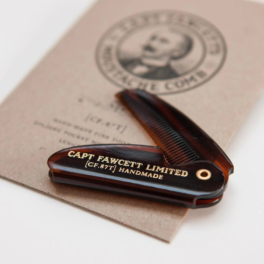 Folding Pocket Moustache Comb - Skegggreiða - Minni gerðin