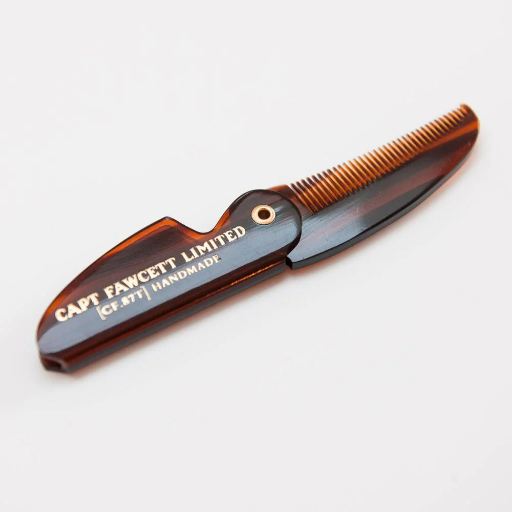 Folding Pocket Moustache Comb - Skegggreiða - Minni gerðin