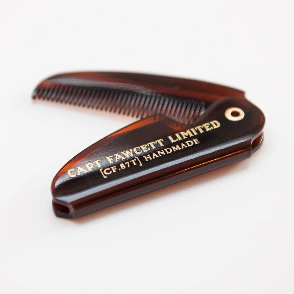 Folding Pocket Moustache Comb - Skegggreiða - Minni gerðin