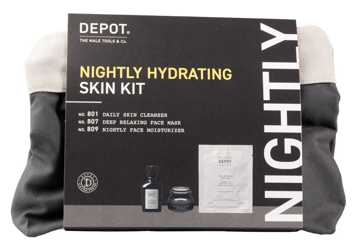 Dekurpakki í snyrtitösku - Nightly hydrating skin kit