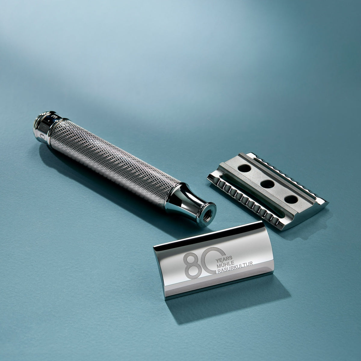 Safety Razor - R89 Stainless Steel - 80 ára afmælisútgáfa - Rakvél