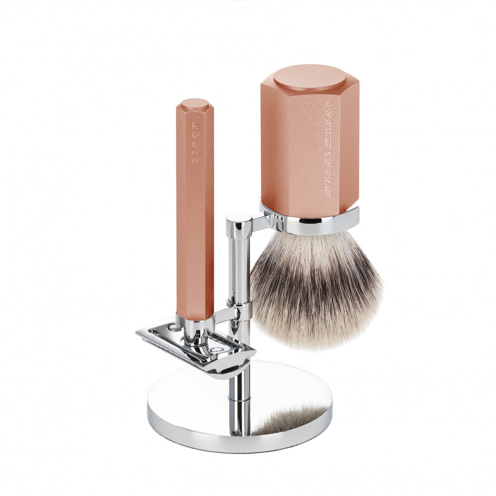 Raksett - Hexagon - Sólarupprás - Silvertip fiber hár