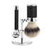 Raksett - Traditional - Black Chrome - Silvertip Fiber hár