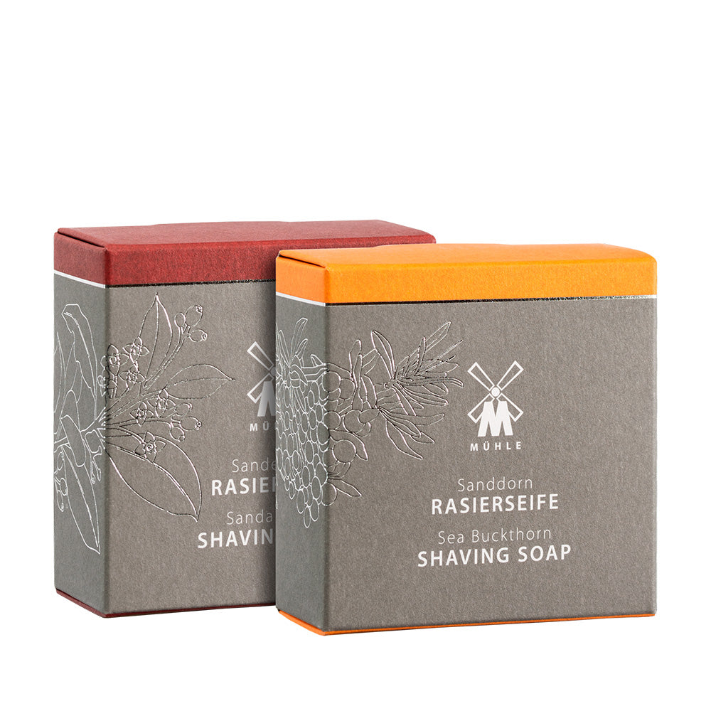 Shaving Soap - Duo - Raksáputvenna - Gul og Rauð