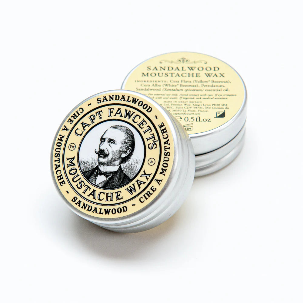 Sandalwood Moustache Wax - Vax í yfirvaraskeggið