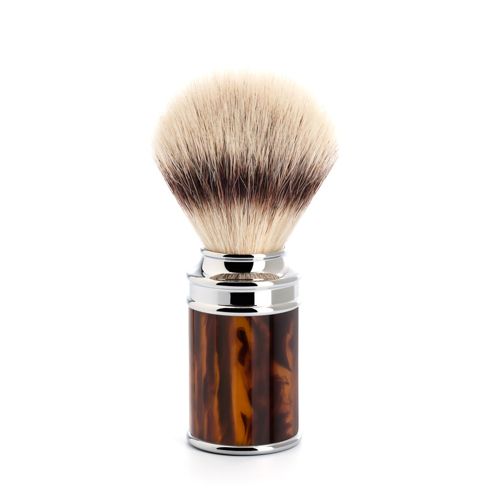 Rakbursti - Traditional - Tortoiseshell - Silvertip fiber hár - Vara hættir