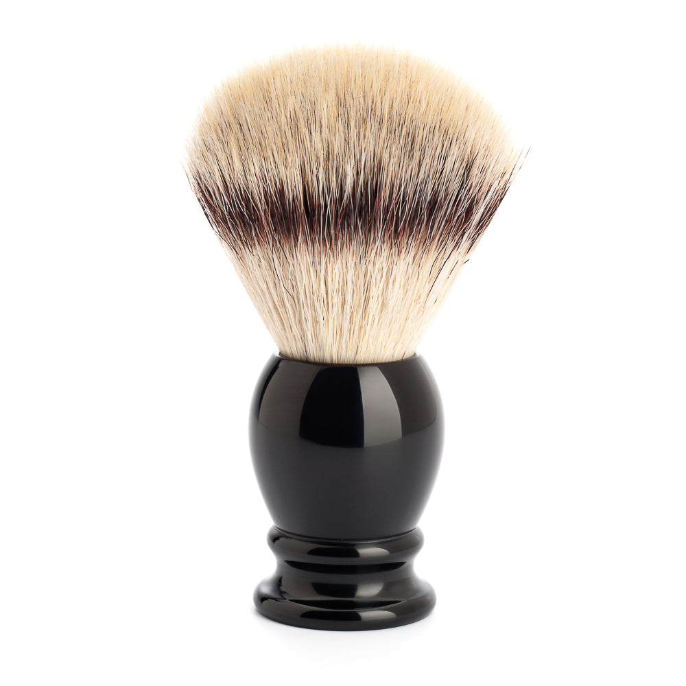 Rakbursti - Classic - Svartur - Silvertip fiber hár
