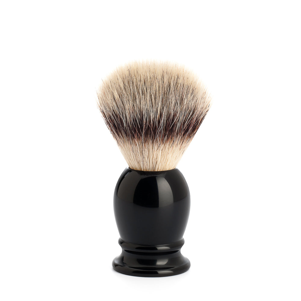 Rakbursti - Classic - Svartur - Silvertip fiber hár