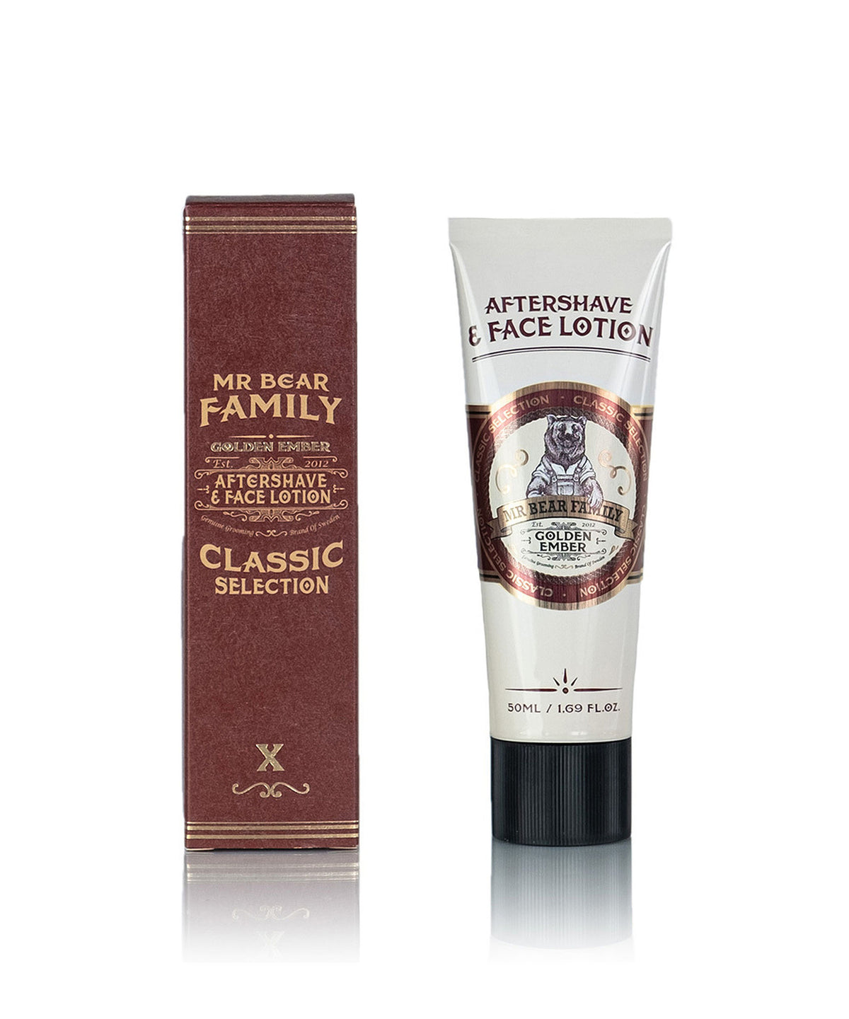 Mr. Bear Family - Aftershave &amp; Face Lotion - Golden Ember - Krem eftir rakstur