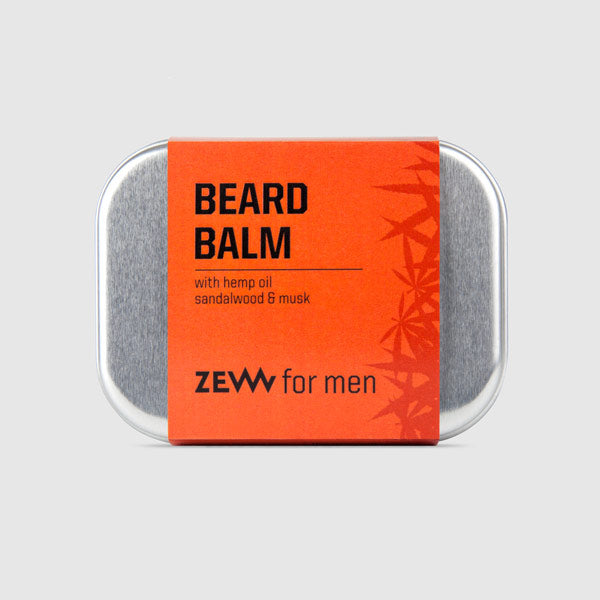 Beard Balm w. Hemp Oil - Skeggbalm  - Sandalwood &amp; Musk