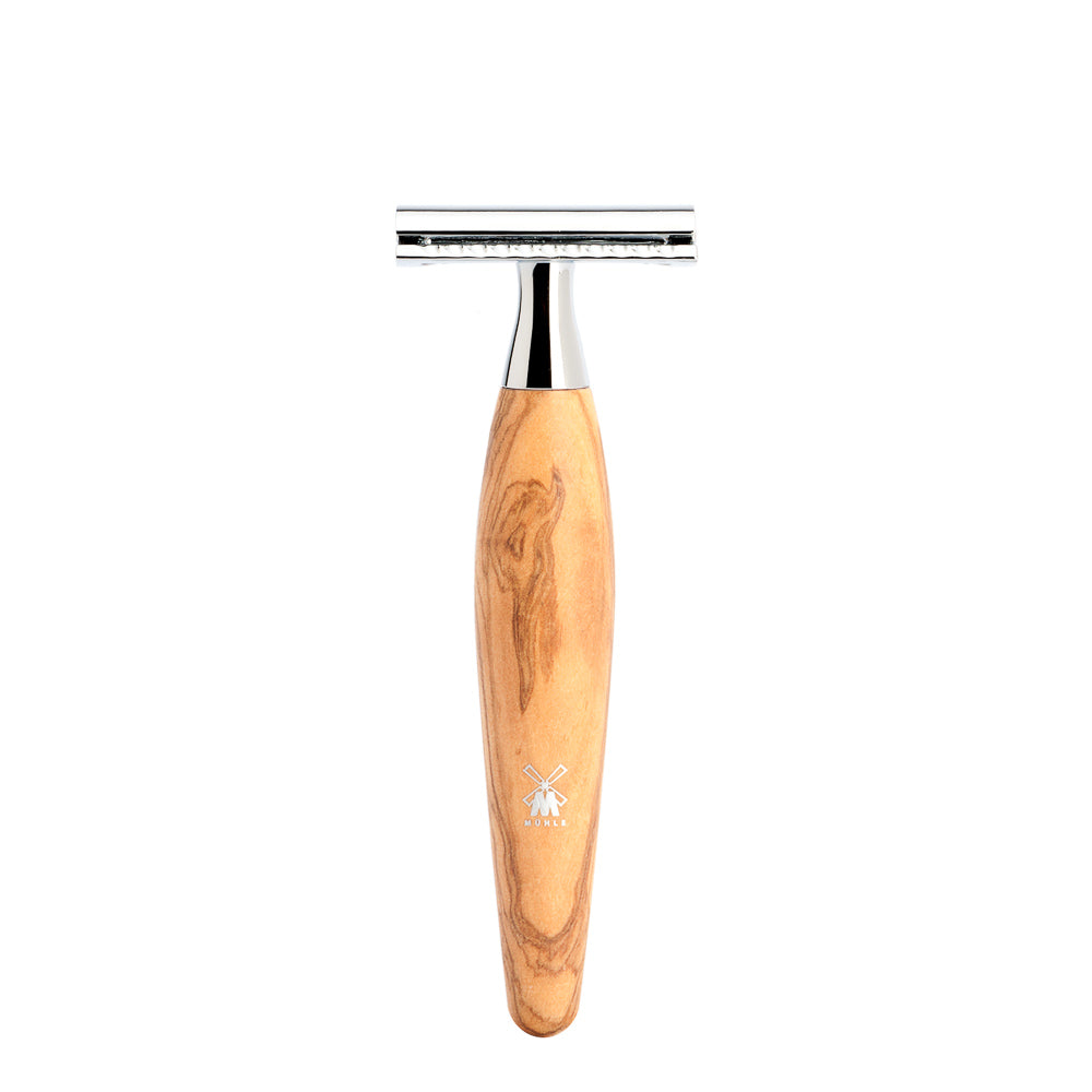 Safety Razor - R89 - Kosmo - Rakvél - Ólífu viður