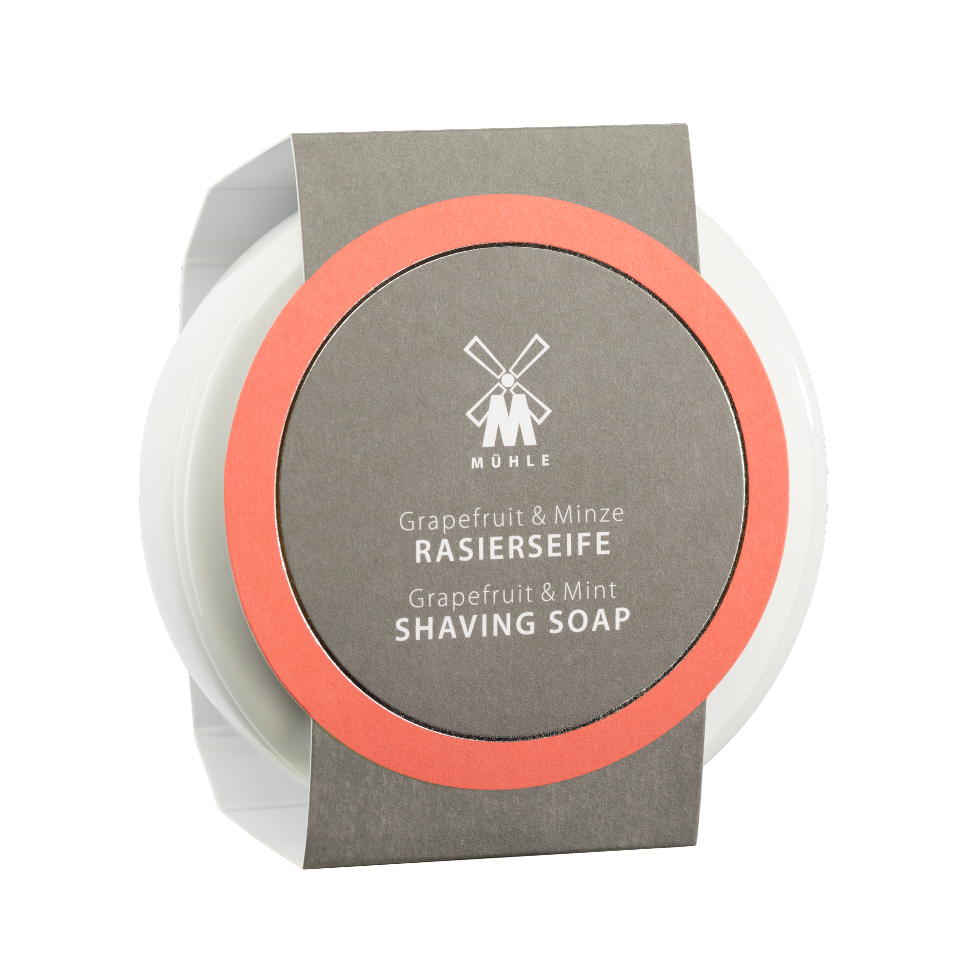 Shaving Soap - Greip og Minta - Raksápa í postulínsskál