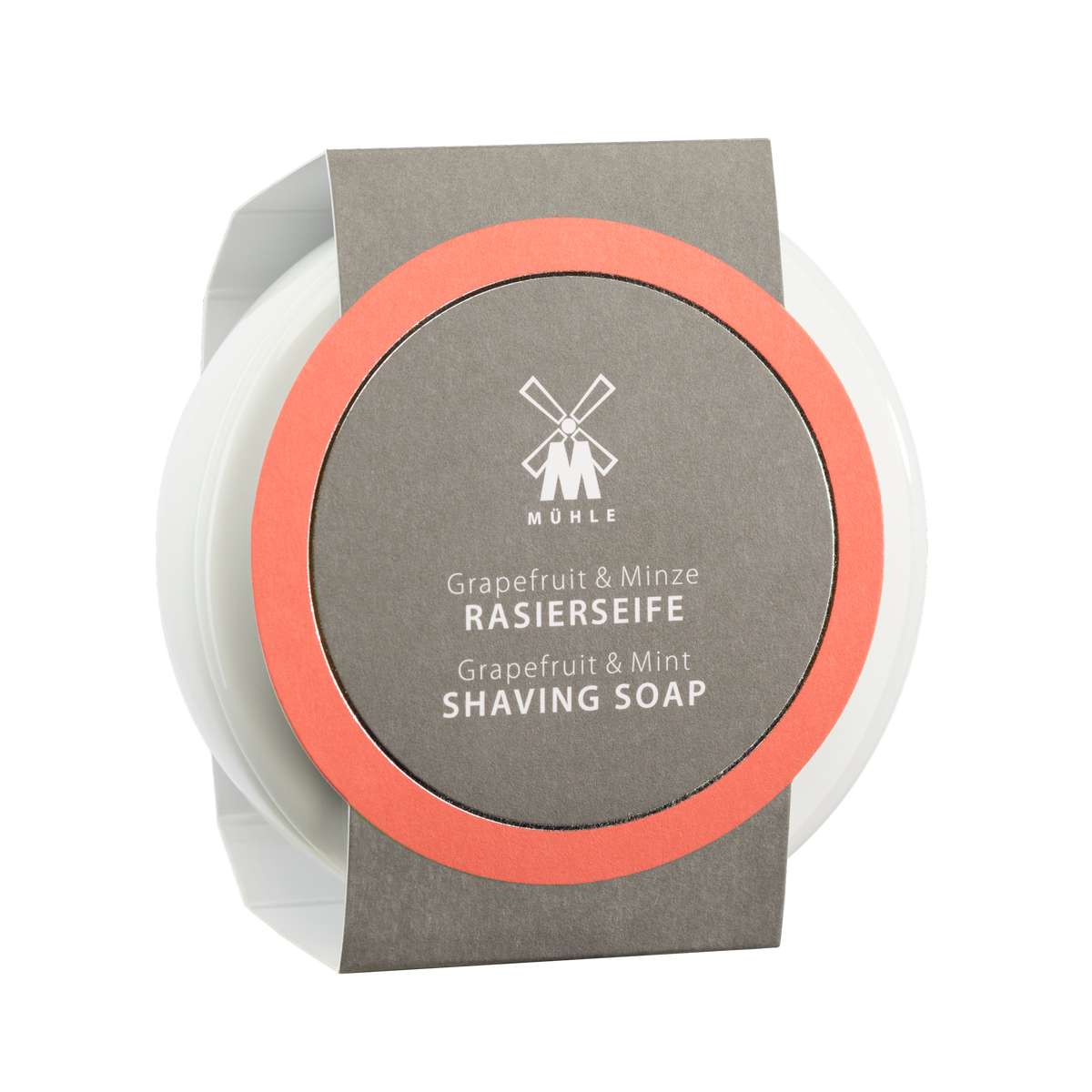 Shaving Soap - Greip og Minta - Raksápa í postulínsskál