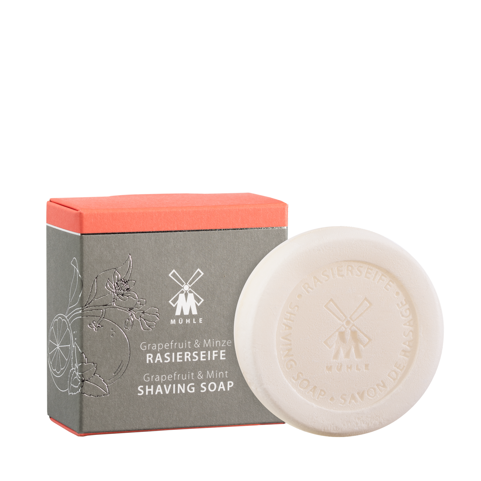Shaving Soap Refill - Greip og Minta - Hörð raksápa