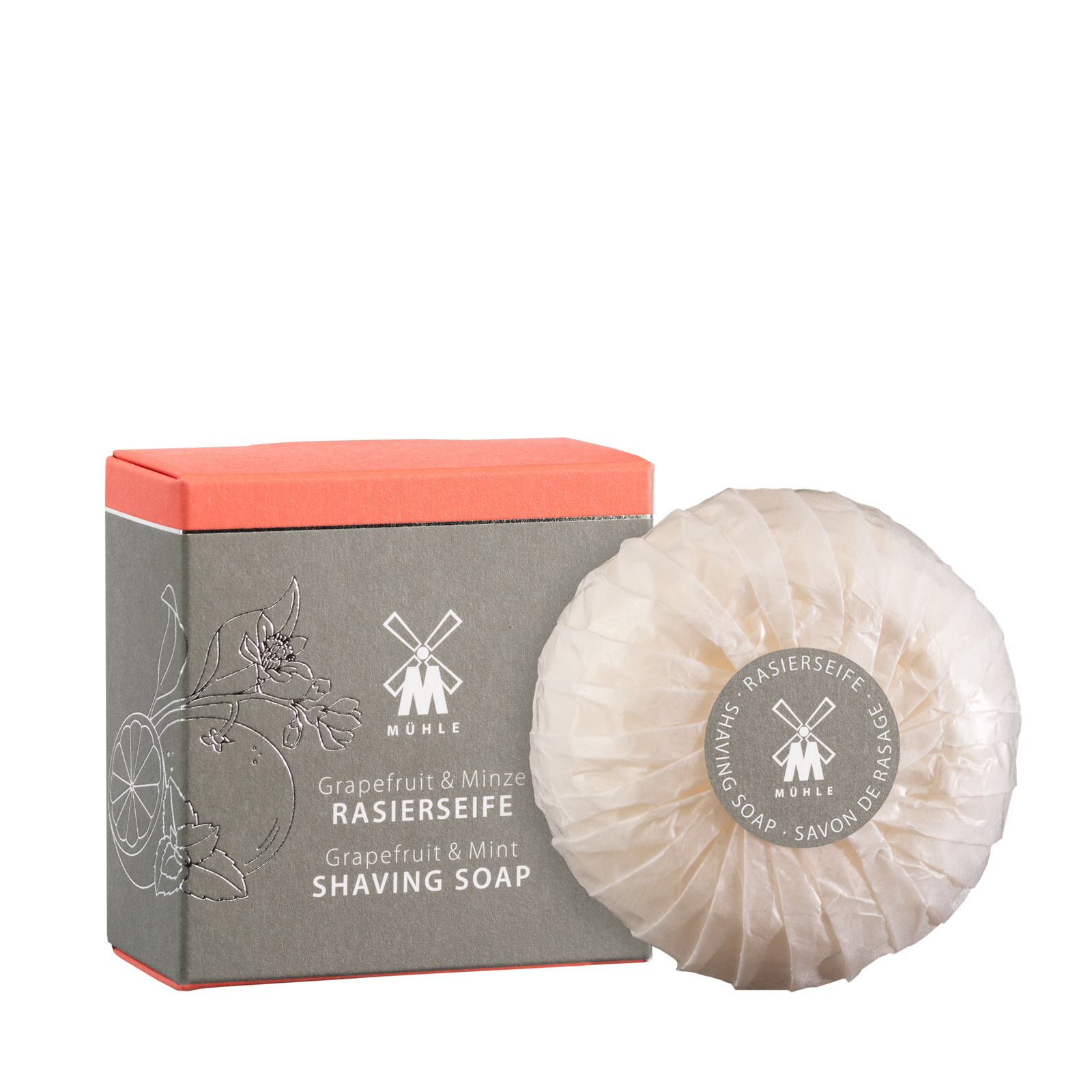Shaving Soap Refill - Greip og Minta - Hörð raksápa