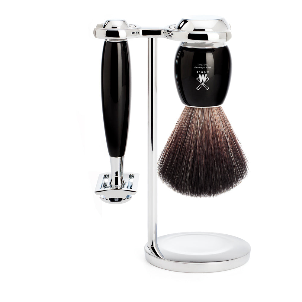 Raksett - VIVO - Svart - Black fiber hár