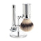 Raksett - Traditional - Chrome - Silvertip fiber hár - R41