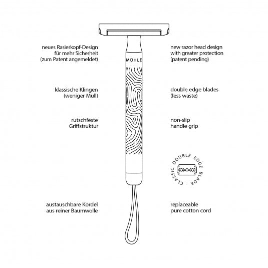 Safety Razor - Companion - Rakvél fyrir andlit og líkama