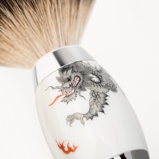 Raksett - Edition - Meissen postulín - Silvertip fiber hár