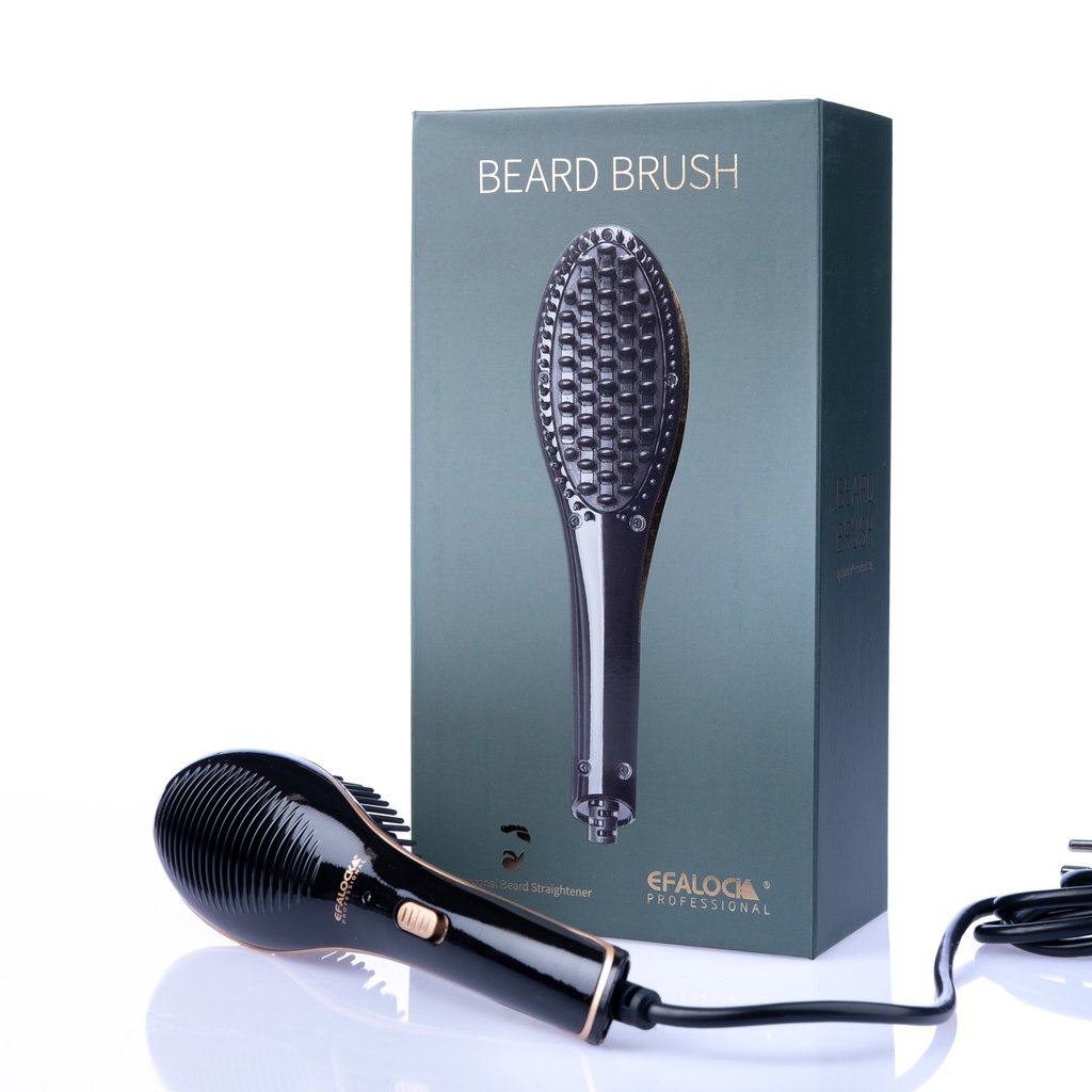 Beard Brush - Skeggbursti og sléttujárn