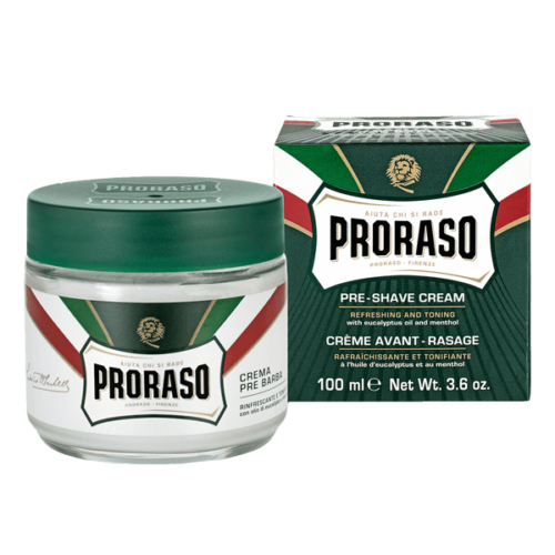 Proraso - Preshave - Refreshing - Krem fyrir rakstur - Græna línan