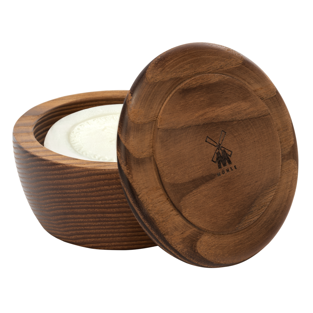 Shaving Soap - Aloe Vera - Raksápa í viðarskál