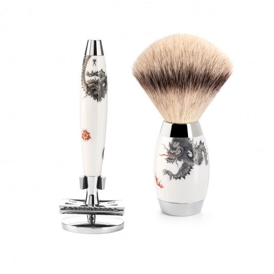 Raksett - Edition - Meissen postulín - Silvertip fiber hár